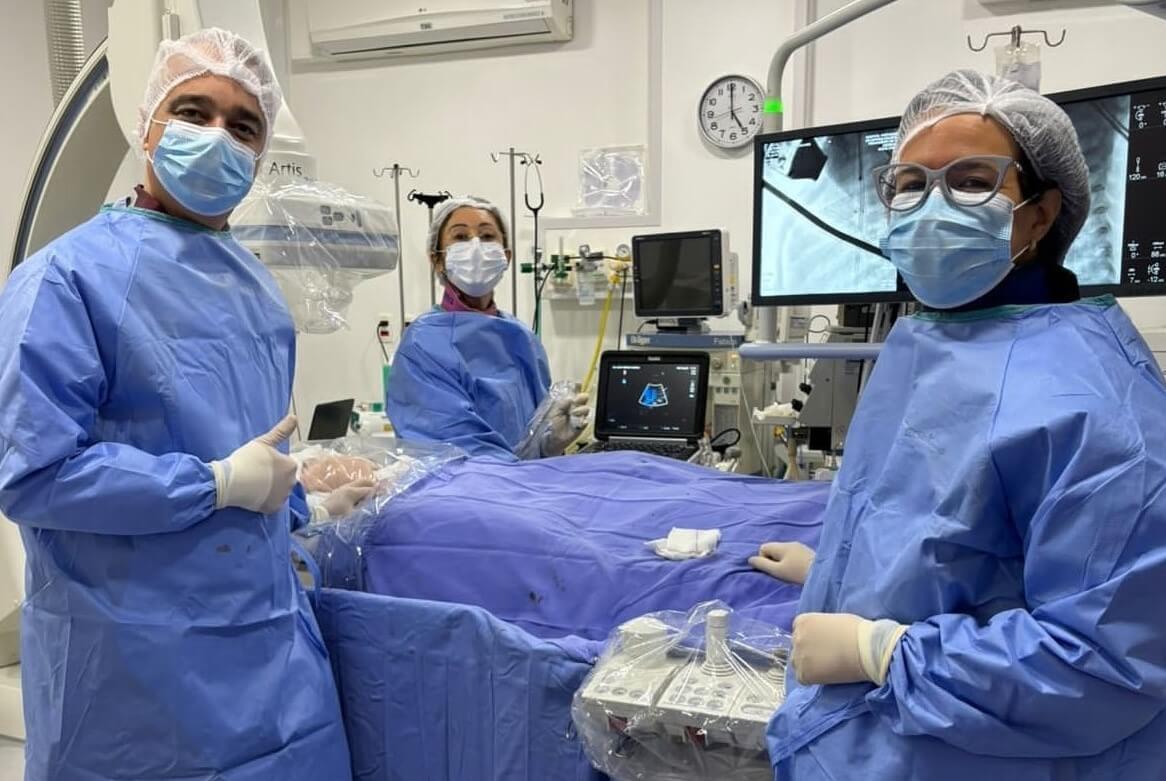 Hospital Português da Bahia realiza procedimento hemodinâmico neonatal inédito